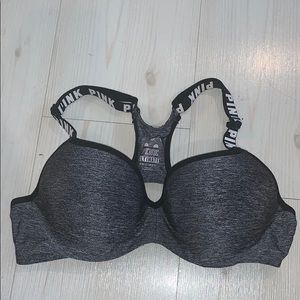 Pink Push up Sports Bra